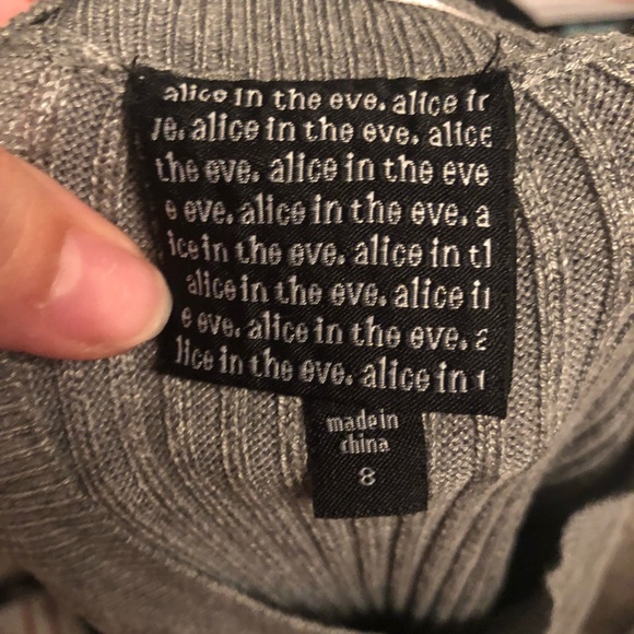 Alice in the Eve Gray Dress - Picture 5 of 5